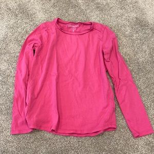 Girls pink long sleeve shirt from Crewcuts